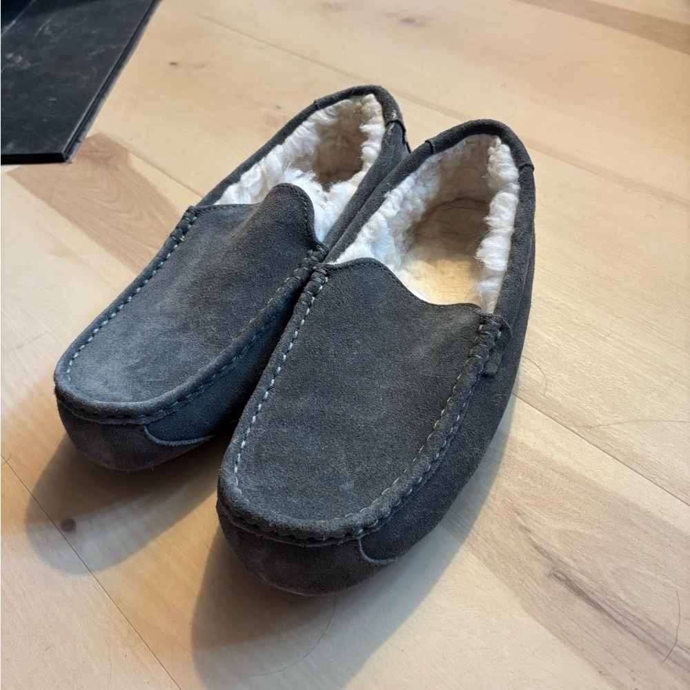 Koolaburra By Ugg Men's Charcoal Suede Slip-Ons